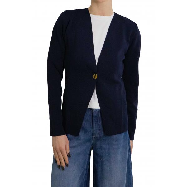 Cardigan bianco in filo 